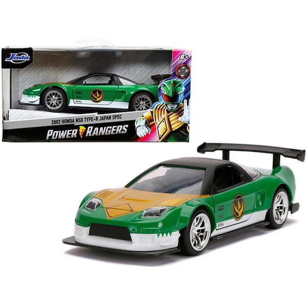 Endless Games 2002 Honda NSX Type-R Japan Spec Green Ranger Power Rangers 1 by 32 Diecast Model Car EN3471481 - main